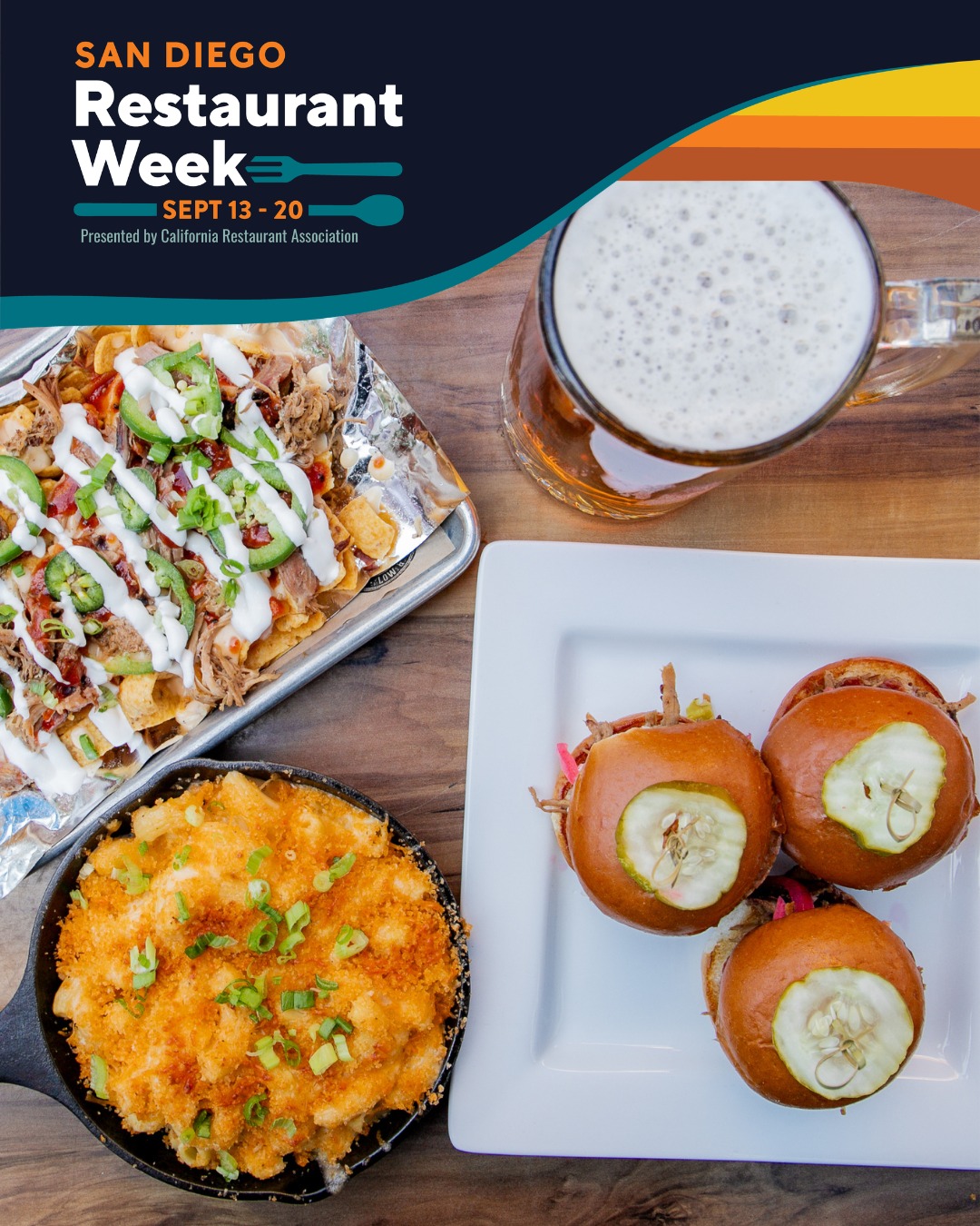 San Diego Restaurant Week has arrived 🍻
Join us at Coaster Saloon from September 13–20 for a special three-course lunch or dinner experience, featuring a starter, entrée, and dessert for $30 per person.